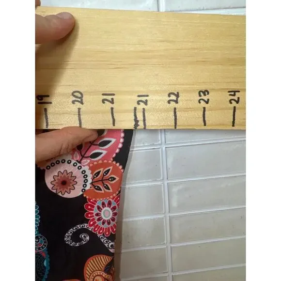 OURS Women's XL Flowy Paisley & Floral Camisole Polyester Spandex - Picture 8 of 8